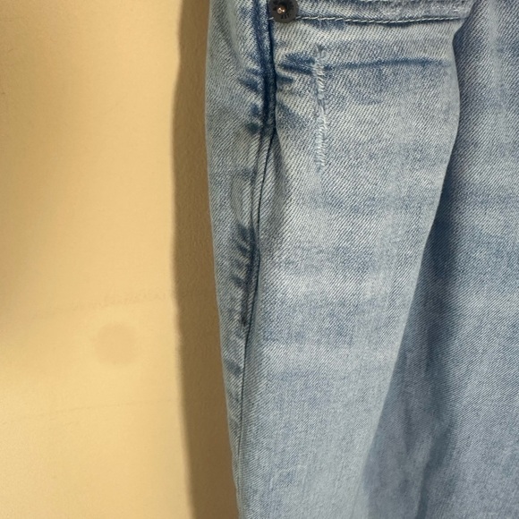 Abercrombie Fitch flare ultra High Rise Curve Love light wash Denim jeans 8 29 - Picture 8 of 9